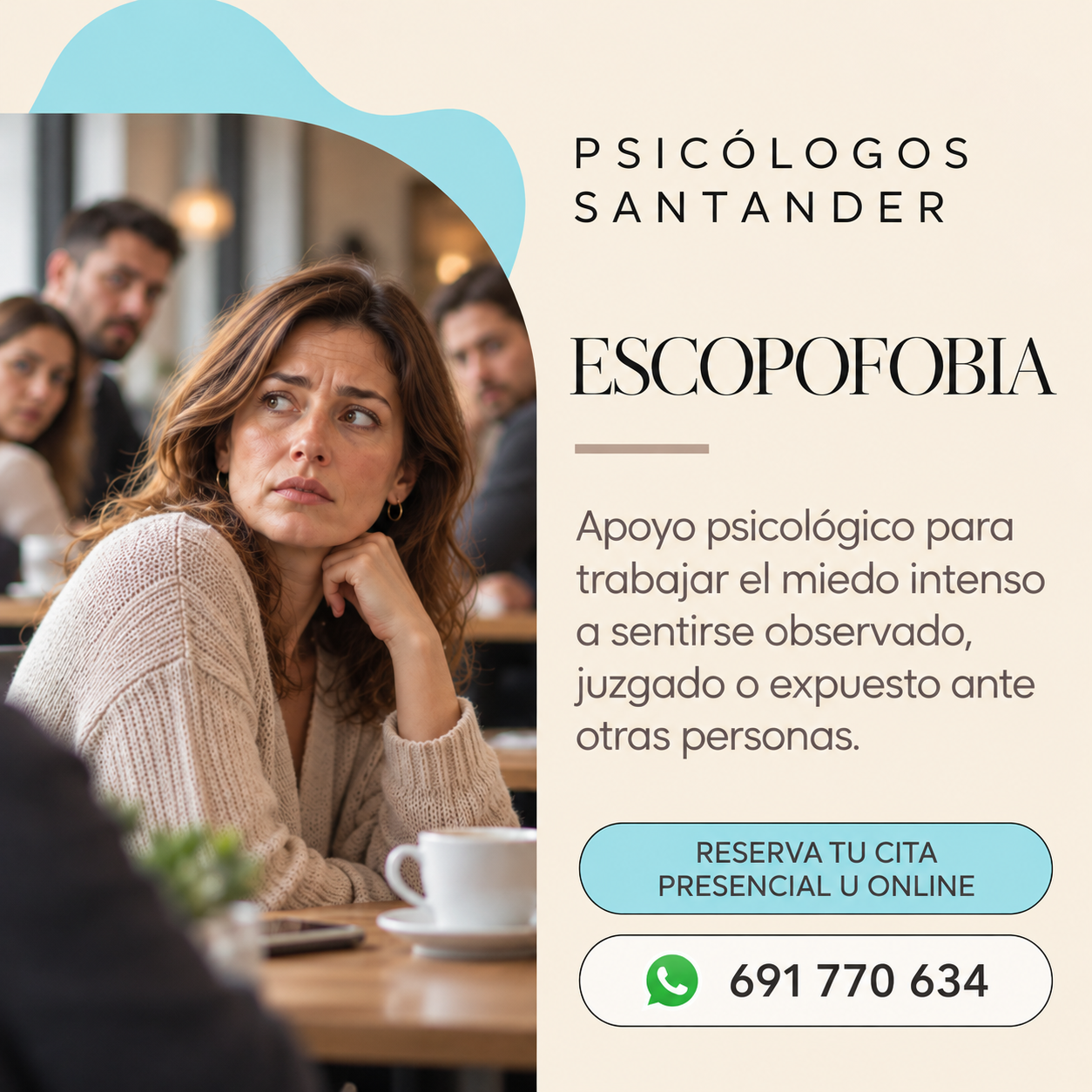 Escopofobia: miedo a ser observado o mirado