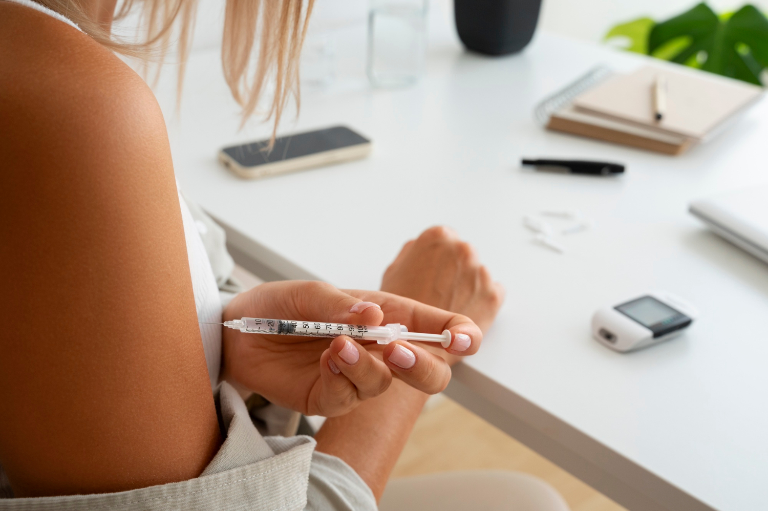 Acompañamiento durante un tratamiento médico para adelgazar